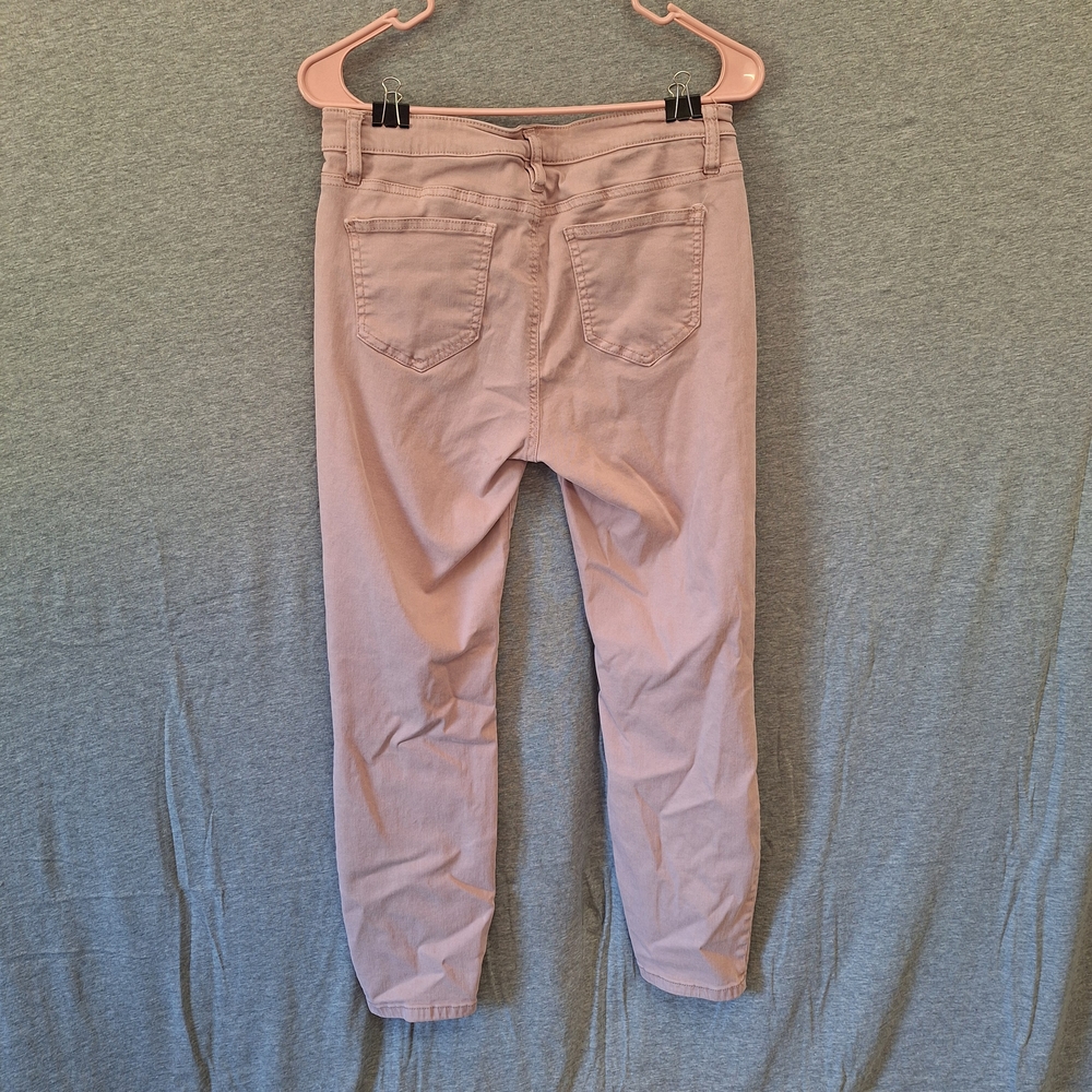 Buffalo David Bitton "Avalon" Size 8 Mid-Rise Pink Skinny Jeans Soft Denim - Picture 12 of 15